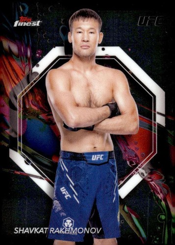 ufc 無敗　ラクモノフ　カード Shavkat Rakhmonov 2024 Topps Chrome UFC Autograph Gold