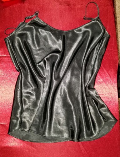 FARR WEST ecu cami Polyester glossy Size L large silky satin shiny glossy