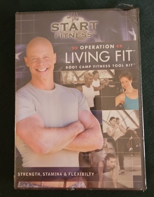 Start Fitness Operation Living Fit Boot Camp Tool Kit DVD New/other Exercise