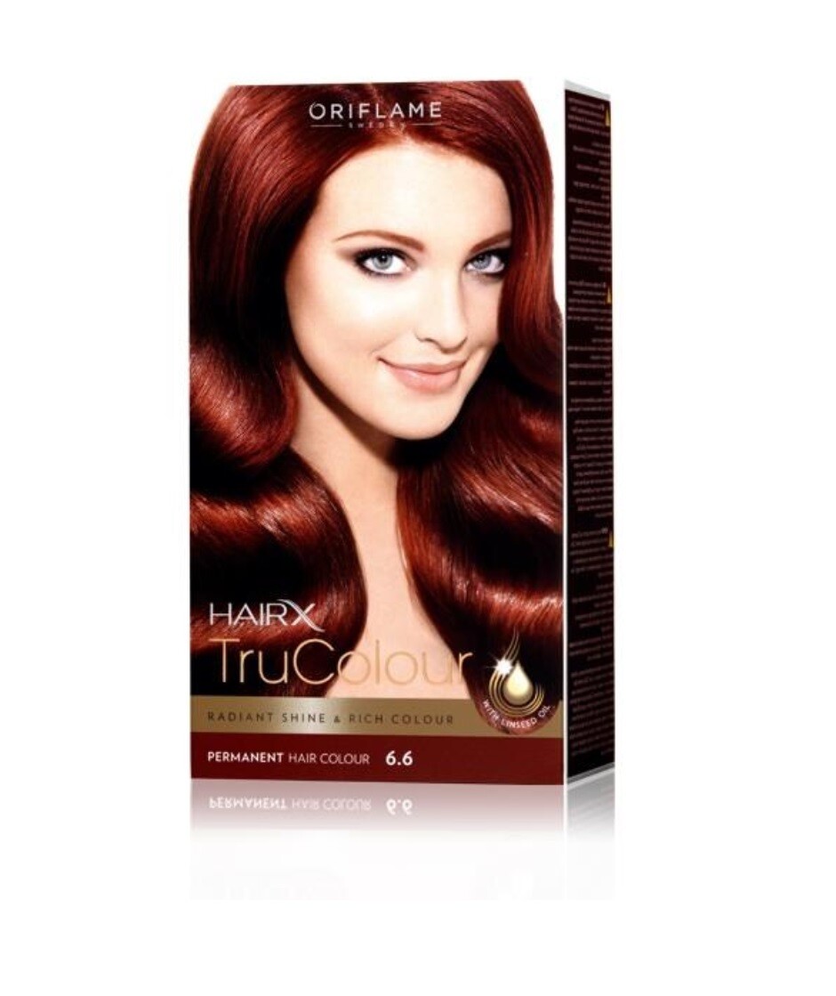 Стойкая краска для волос HAIRX TRUCOLOUR красное дерево