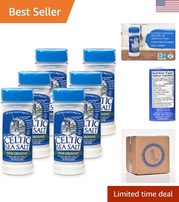 Trusted Brand Fine Ground Sea Salt - Natural, All-Purpose Shakers for Home Chefs