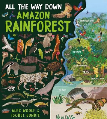 All The Way Down: Amazon Rainforest by Alex Woolf (English) Hardcover Book