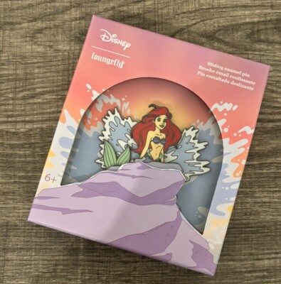 Only 1,000 Made! NEW! Loungefly Disney Little Mermaid Ariel LE Metal Enamel Pin!