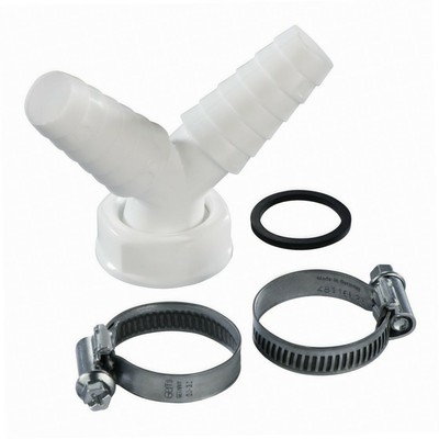 Doppelanschluss, für Waschmaschine,und,Spülmaschine Ablaufschlauch, für Schläuch