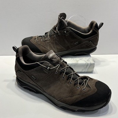 Asolo Mens Agent EVO GV Gore Tex Waterproof Trail Hiking Shoes US 13 Suede Brown
