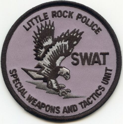 LITTLE ROCK ARKANSAS Special Weapons And Tactics SWAT subdued POLICE PATCH