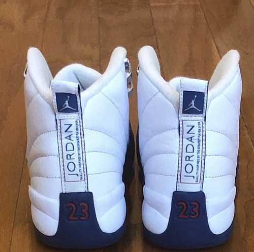 Good Condition 2016 Air Jordan 12 Retro “French Blue” sz 5Y GS