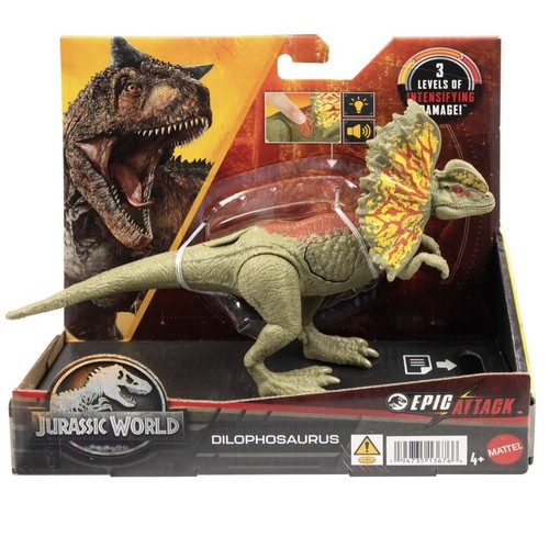 Jurassic World Fallen Kingdom Dilophosaurus Dinosaur Figure Jurassic Park Toy