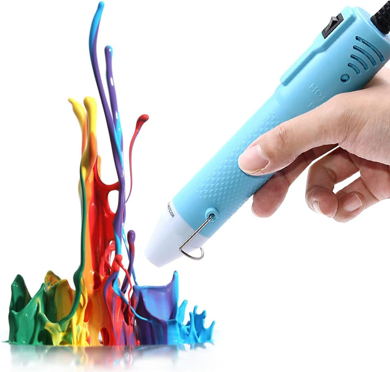 Mini Hot Air Gun Tools Shrink Pen with Stand for DIY Embossing and Drying Paint