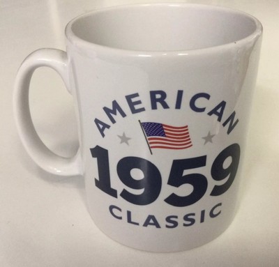 1959 66th Birthday Gift Present Idea For Men Women Dad Ladies American Mug