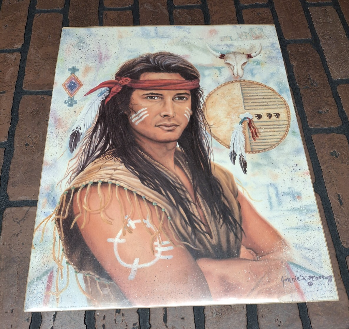 Jonnie Kostoff Indian Print 1993 Impact Images 