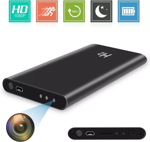 H2 Hidden Camera 1080P 5000mAh Power Bank Mini Security Wireless Nanny Cam Spy2