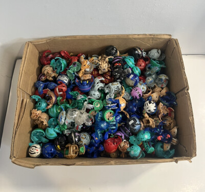 bakugan battle brawlers random lot of 9 bakugan 9 cards tin