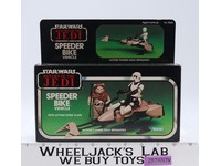 Speeder Bike 100% Complete W/Box Star Wars ROTJ 1983 Kenner Vehicle MIB
