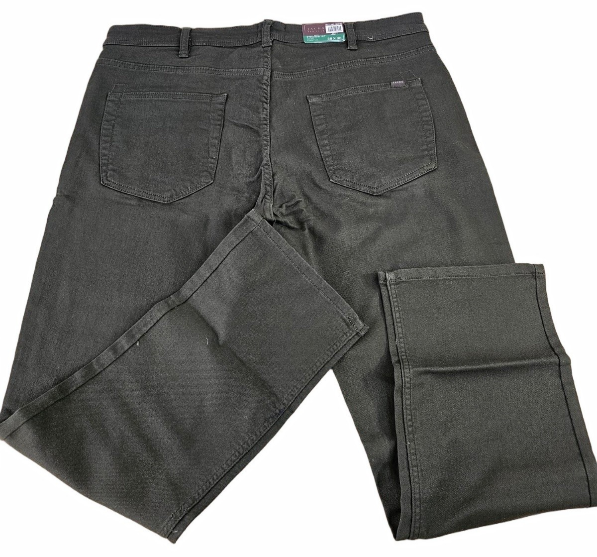 38x30 Jachs New York Men’s 5 Pocket Straight Fit Pants Two Way Stretch Green