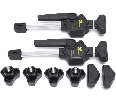 2Pcs MFT Table Clamp Quick Ratchet Release Speed Squeeze Woodworking