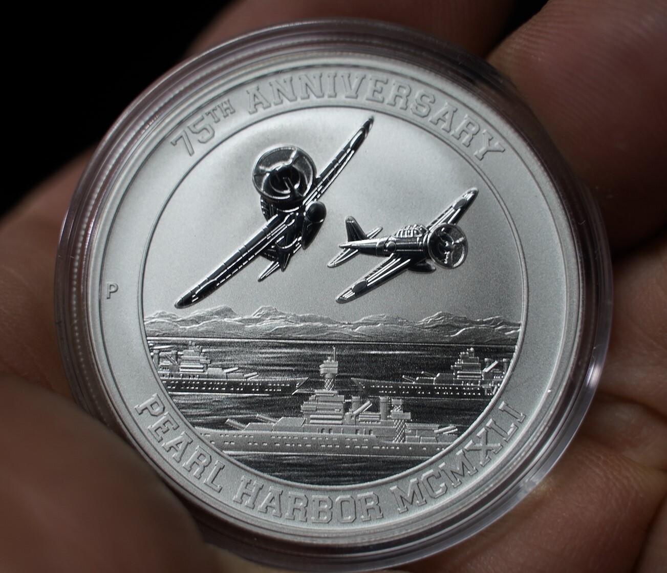 2016 Pearl Harbor Perth Mint 75th Anniversary 1oz .9999 fine
