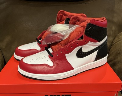 Air Jordan 1 High Women’s Retro OG ‘Satin Red’ CD0461-601 Size 12W / 10.5M Nike