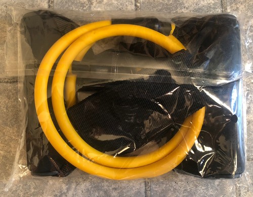 Tribe Fitness 3 Piece Resistance Band Set Yellow 3-5 pounds New