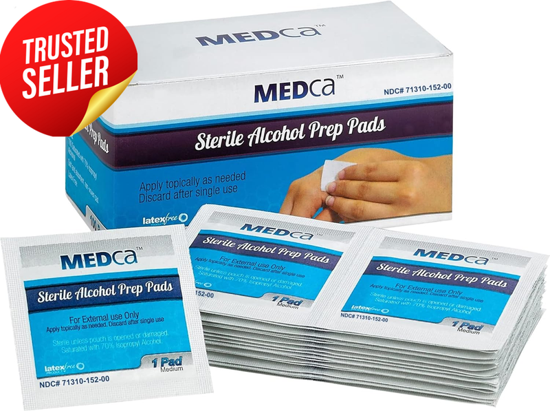 Alcohol Prep Pads Sterile 100