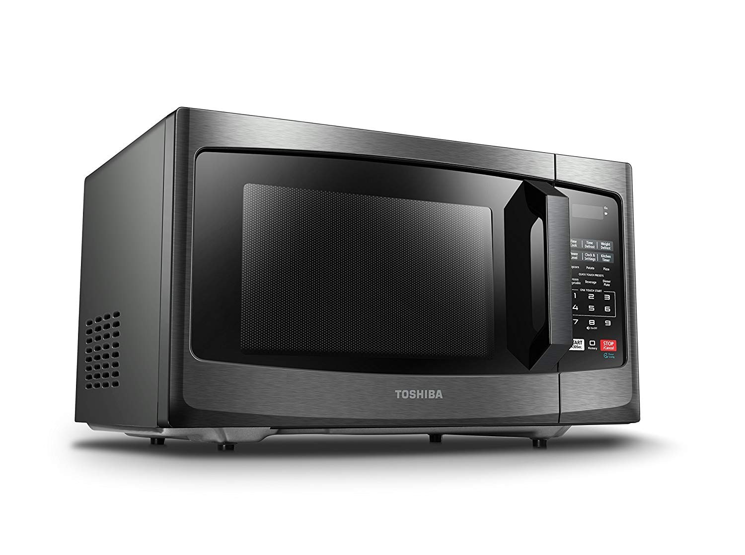 Microwave Oven 0.9 Cu Ft Stainless Steel LED Lighting Eco Mode 900w Toshiba New