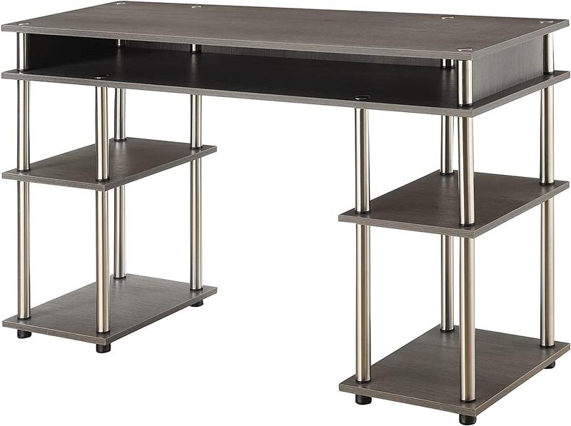 Designs2Go No Tools Student Shelves Desk, (L) 47.25 In. X (W) 15.75 In. X (H) 30