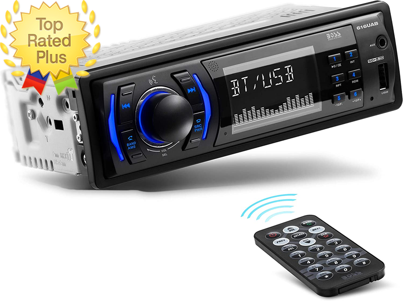 S 616uab Car Stereo - Single Din, Bluetooth, No Cd Dvd Player,