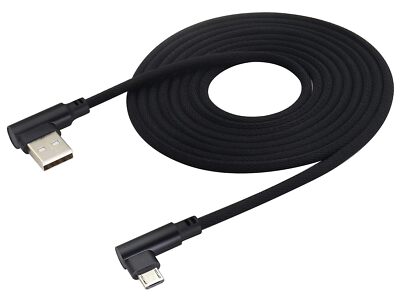 Right Angle Micro USB Cable 90 Degree Fast Charging Cord For Samsung Galaxy LG