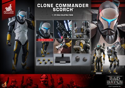 Hot Toys Exclusive Clone Commander Scorch Limited Editon of 3000