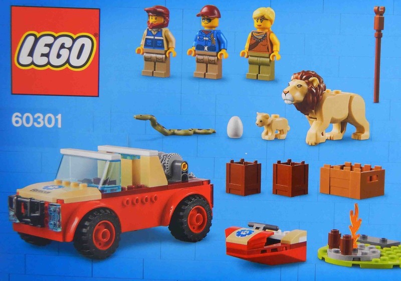 LEGO Lions! (2x Sets) 60267 Safari Off-Roader & 60301 Wildlife