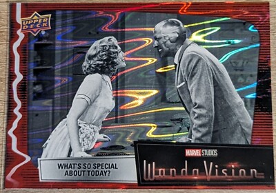 2022 Upper Deck WandaVision Red Scarlet Parallel Base Card #2 What's So Special