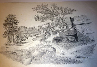 Drawing! Seth Williams! 1856