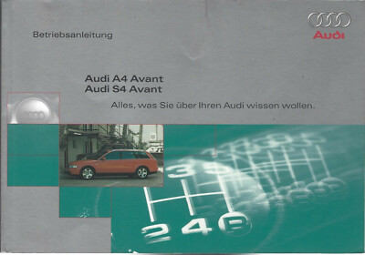 Betriebsanleitung Audi Avant