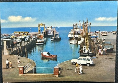 AK  NORDSEE-INSEL NORDSTRAND / HAFEN MIT FÄHRANLEGER/DEUTSCHLAND/ 1977     1084