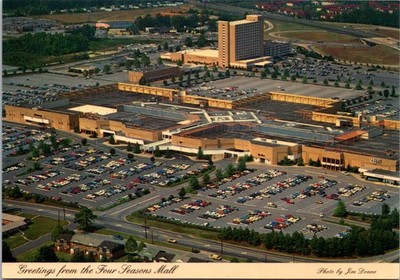 Dexter Press Postcard Four Seasons Mall 88496-D Greensboro NC Aerial Photo