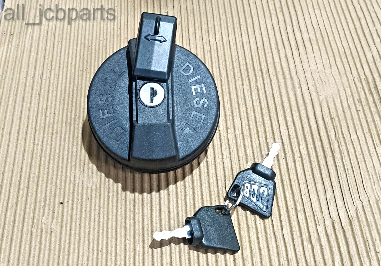 Jcb Excavator parts - Diesel Filler Cap With 2 Keys (Part No. 332/F8215)