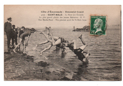 MP46 France - Carte postale de Saint Malo - La Mare au canards   21/7/1929
