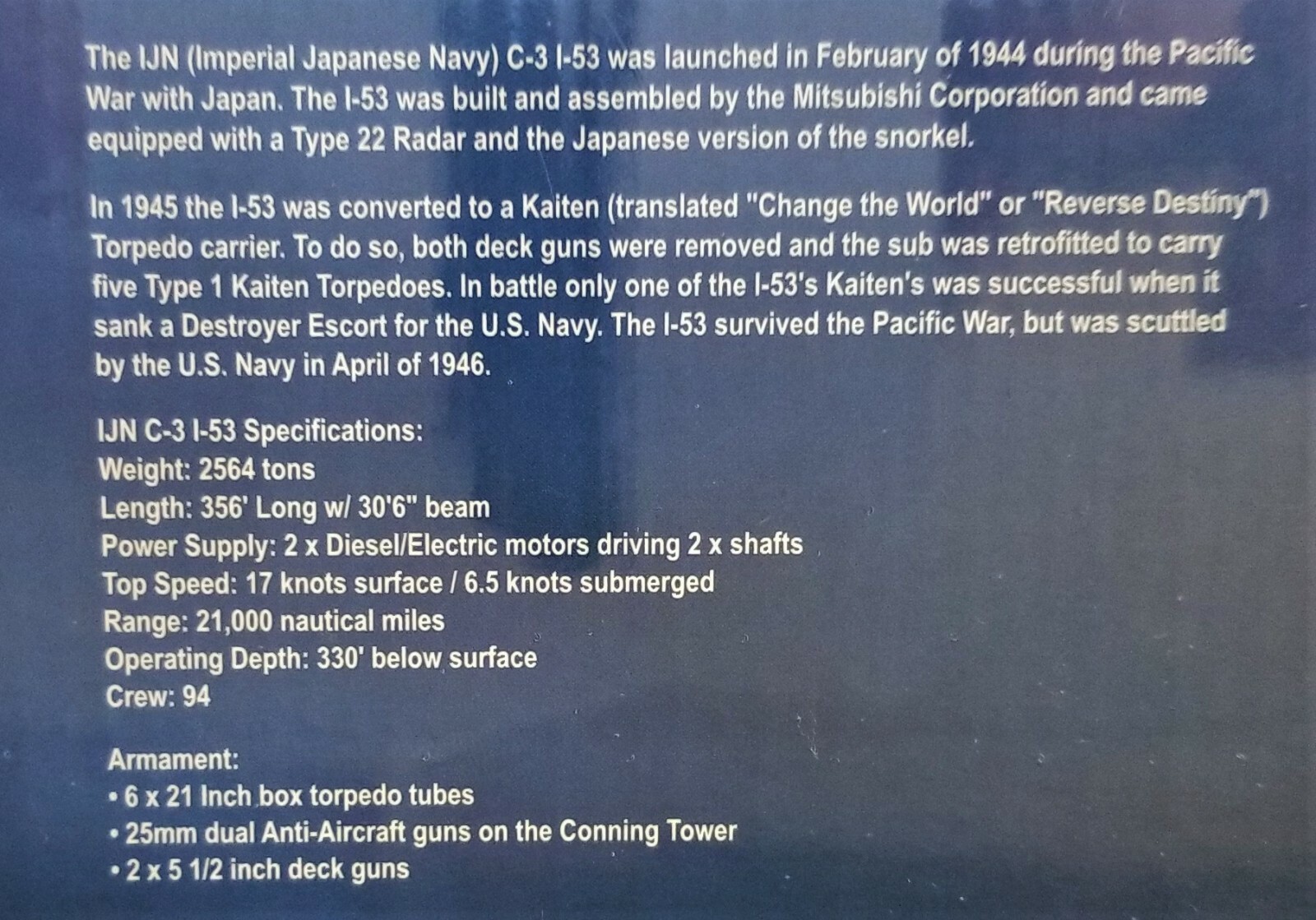 Lindberg IJN I-53 1:72 Submarine w/ Kaiten Torpedoes Plastic Model Kit BRAND NEW