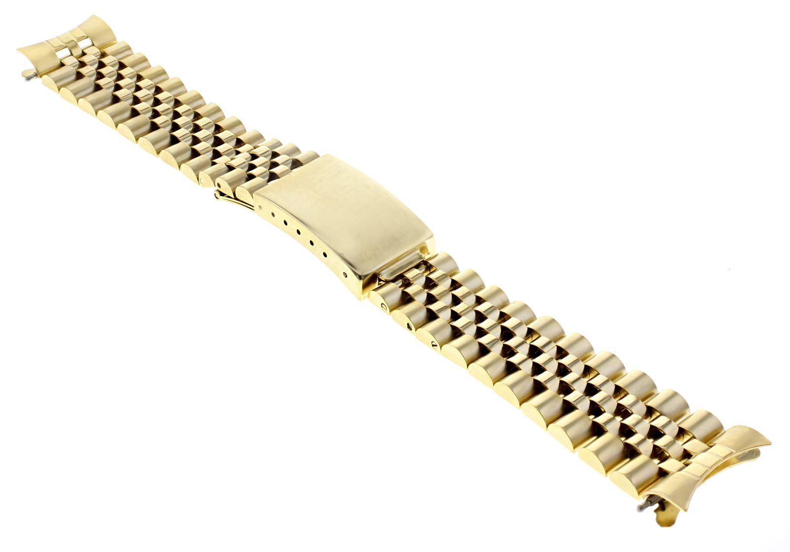 19MM JUBILEE WATCH BAND FOR ROLEX DATE 1500 1550 OYSTER PERPETUAL 18K