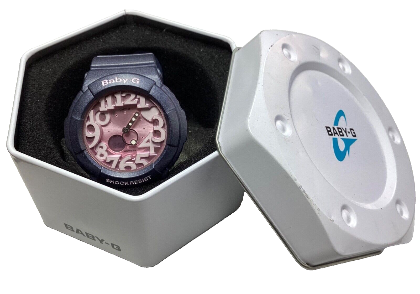 【新品未使用＆箱付き】ベビージー Baby-G BGA-131-6B ネオン 紫 新品未使用＆箱付き】ベビージー Baby-G BGA-131-6B ネオン 紫