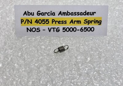 Abu Garcia  Ambassadeur P/N 4055 - Press Arm Spring - NOS - VTG 5000-6500