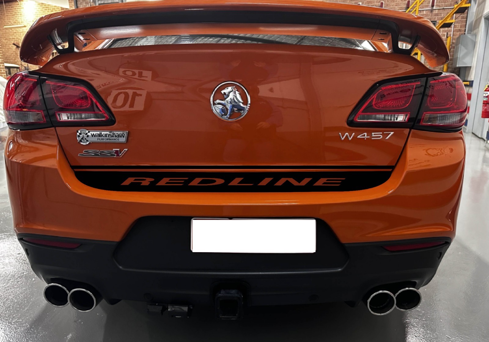 Holden Commodore Sedan Boot Decal VF SSV Redline Vinyl Stickers 03