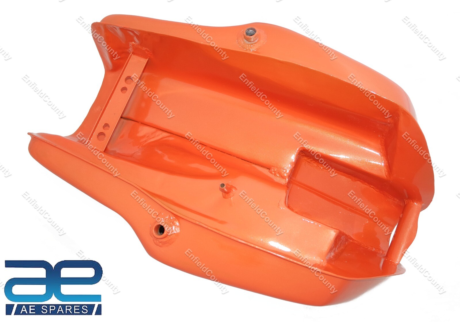 For BMW R100 Rt Rs R90 R80 R75 Orange & Silver Petrol Fuel Gas Tank Steel 