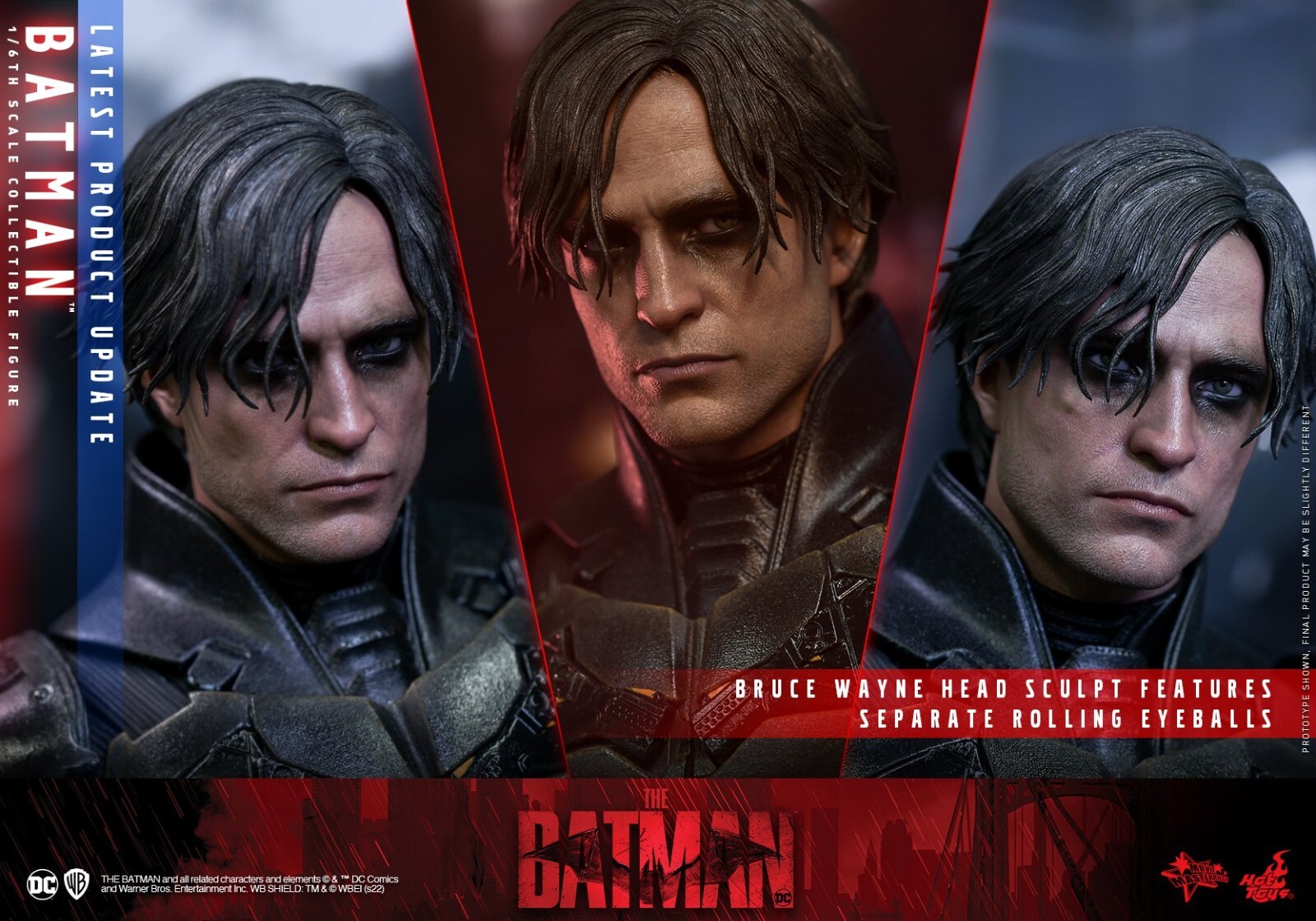 HOT TOYS 1/6 MMS638 THE BATMAN 2022 BATMAN Bruce Wayne HOT TOYS 1/6 MMS638 THE BATMAN 2022 BATMAN Bruce Wayne