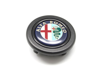 ELETTRO Steering Wheel Horn Button for MOMO OMP With Alfa Romeo Logo Emblem