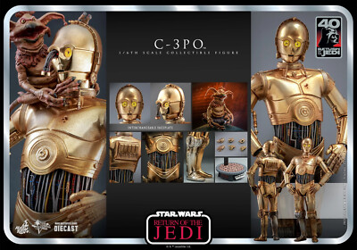 Hot Toys Star Wars ROTJ 40th Anniversary C-3PO 1/6 Scale Figure IN STOCK!!