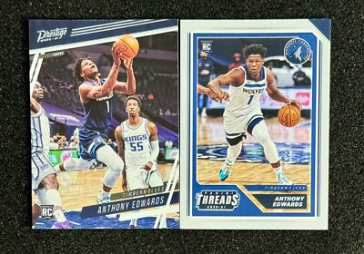 2020 CHRONICLES ANTHONY EDWARDS PRESTIGE +THREADS ROOKIE 
