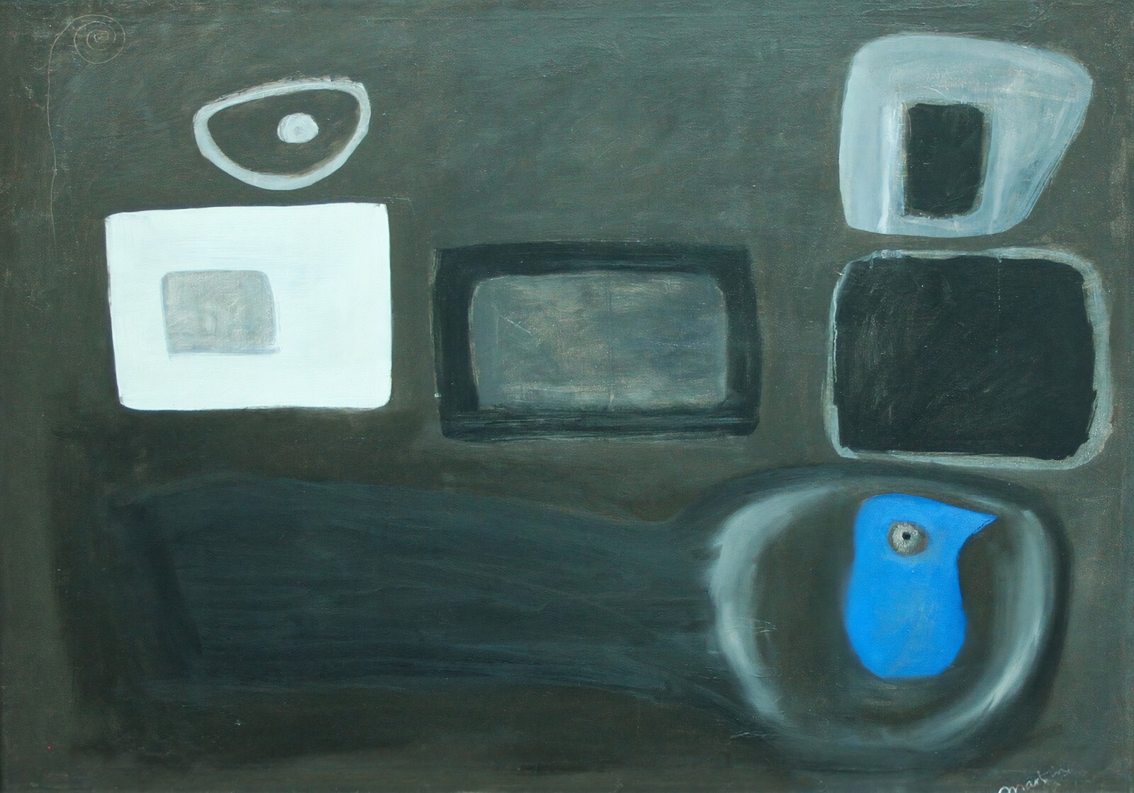 【AGNES MARTIN】 Agnes Martin: The Bluebird 22x30 Archival Quality Fine Art