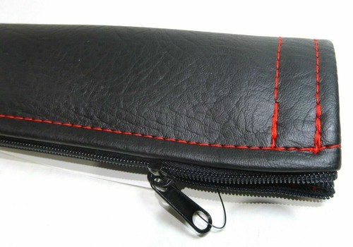 gear shifter boot cover 30" black red stitching Peterbilt Kenworth Freightliner