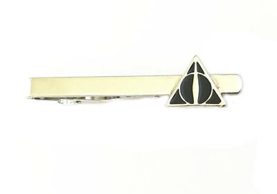 HP Deathly Hallows Fashion Novelty Tie Clip Movie Film with Gift Box